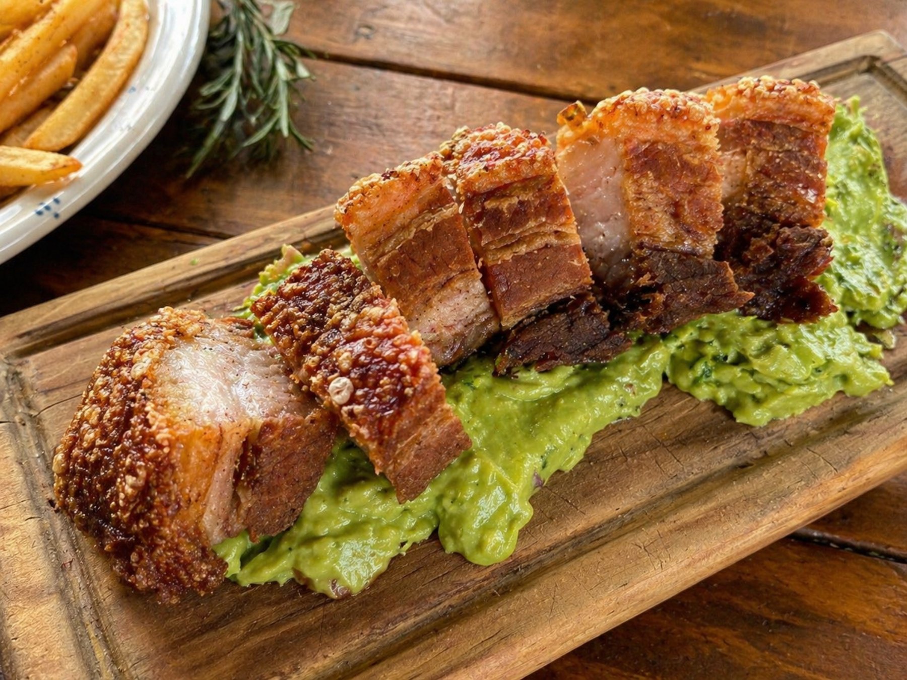 Chicharrón pork belly