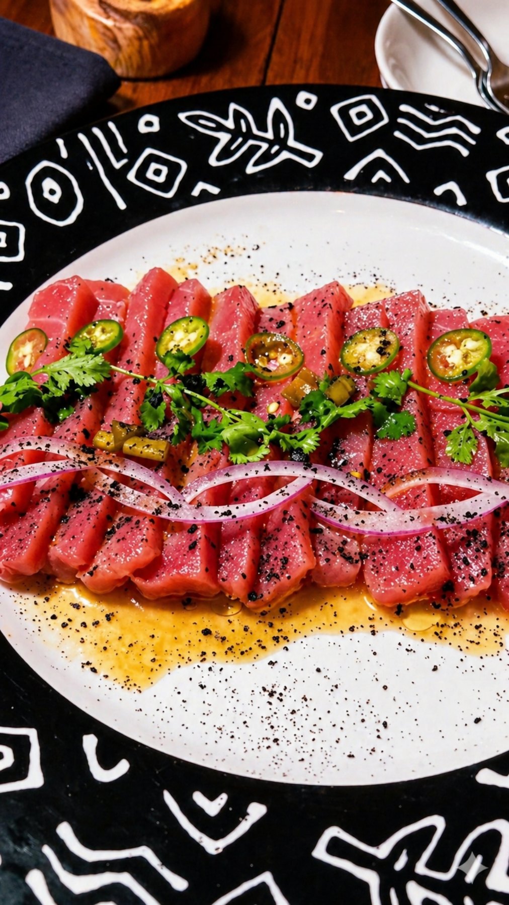 Tiradito de atún